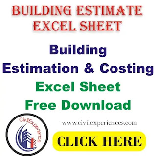 Construction Material Calculator Excel Spreadsheet | Building Materials Estimation With Excel Software | Construction Material Calculator Excel