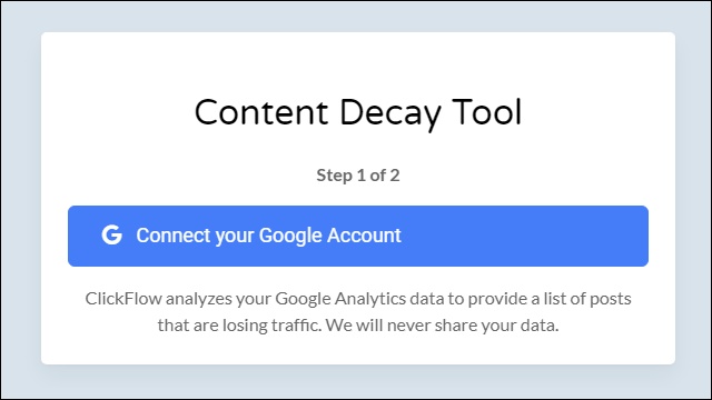 Content Decay Tool