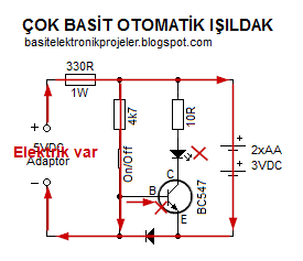 ışıldak devresi ışıldak yapımı diy lantern