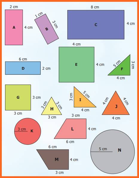 Kunci Jawaban Matematika Kelas 5 Halaman 100 Asyik Mencoba Dua Bangun yang Sebangun