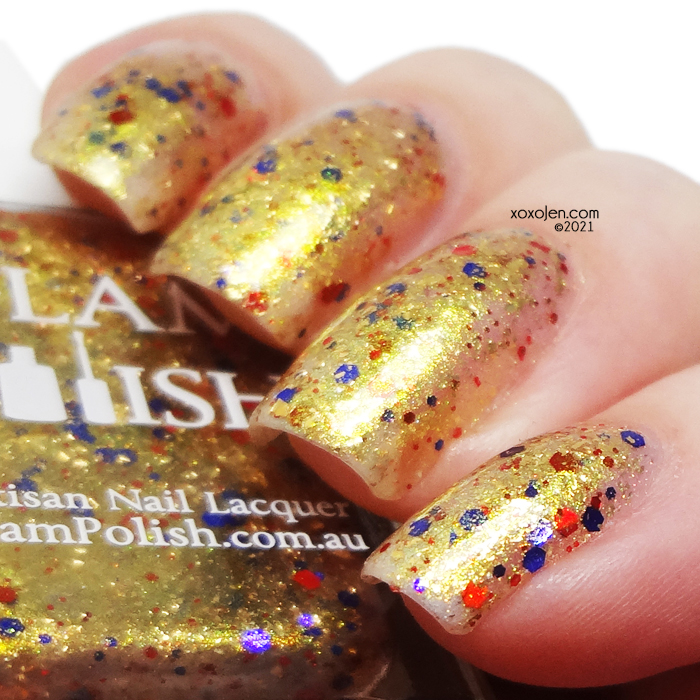 xoxoJen's swatch of Glam Polish King Arthur