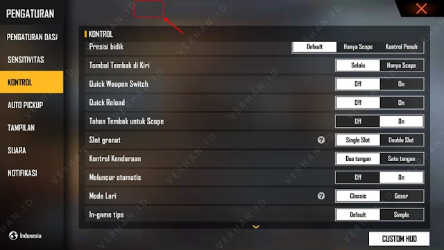 kontrol free fire
