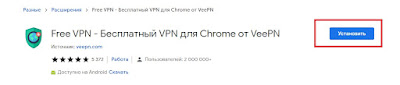 Free VPN для Google chrome