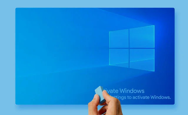 watermark to activate Windows ,windows,ازالة علامة المائية لتفعيل الويندوز