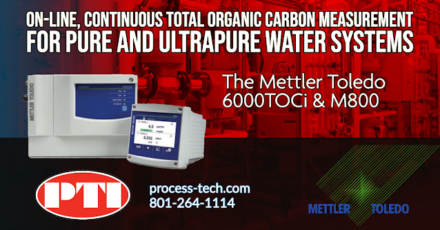 Continuous Total Organic Carbon Measurement For Ultrapure and Pure Water Systems
