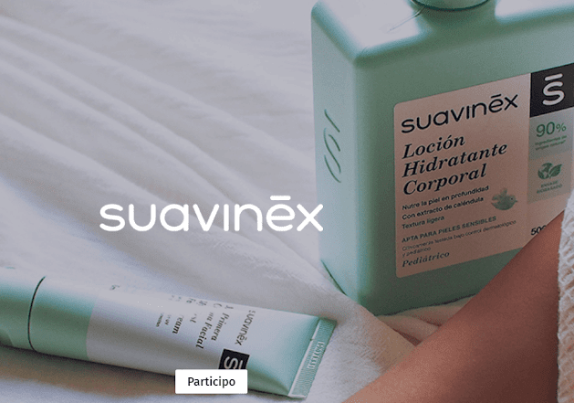 Suavinex te ofrece probar gratis sus productos de baño para bebés