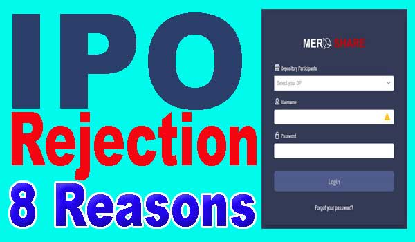 8 Reasons for Rejection of IPO