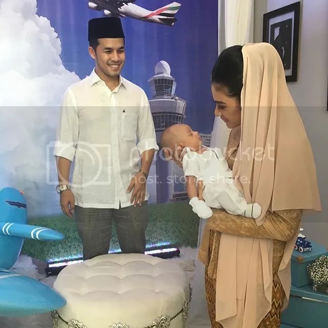 19 Gambar sekitar majlis aqiqah cahaya mata sulung Fouziah Gous, Muhammad Zeeshan