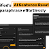 Simplified’s AI Sentence Rewriter: How To to Reword and Paraphrase Effortlessly