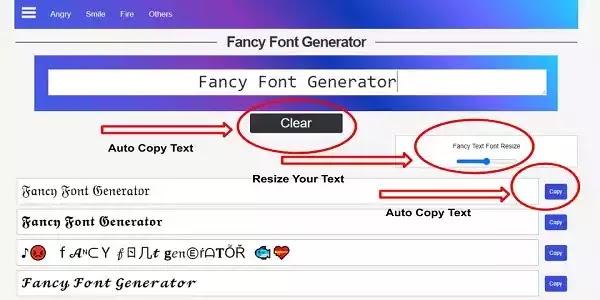 Fancy text generator 