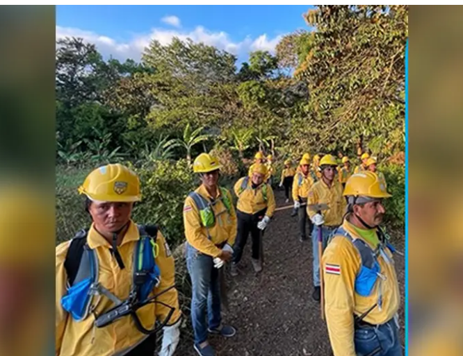 Costa Rica: SINAC alista batallón de 300 personas para atender temporada de incendios forestales
