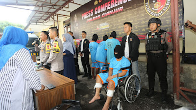 Bacok Warga, Lima Komplotan Geng Motor di Cianjur Terancam 9 Tahun Penjara