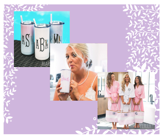 Tumblers, Tote Bags, Stickers, Monogrammed Gifts from Marleylilly