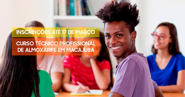 Colégio Estadual Carlito de Carvalho oferta Curso Técnico profissional em Almoxarife com bolsa de estudos