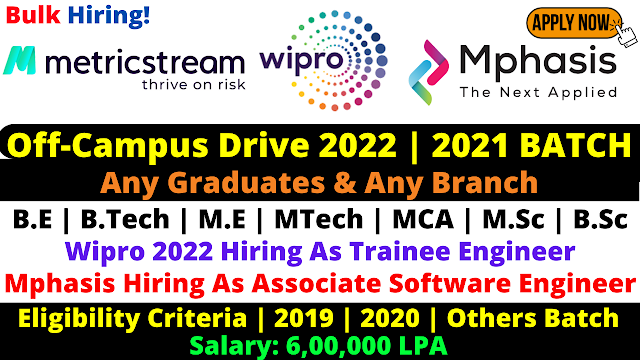 Mphasis Off Campus Drive 2022