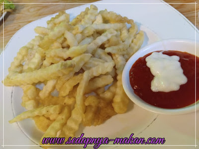 fries untuk habuan anak aku nak makan