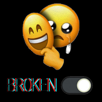 broken emoji sad dp images