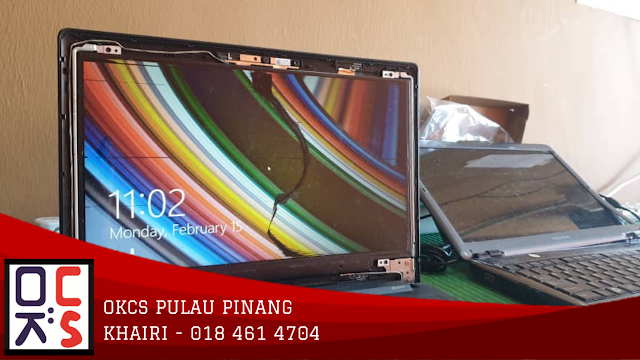 SOLVED : KEDAI REPAIR LAPTOP PERMATANG PAUH | LENOVO G40 – 70 SCREEN CRACK