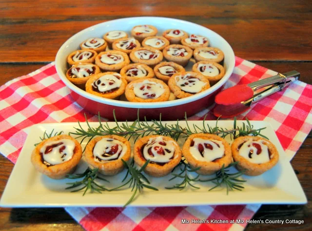 Cherry Cookie Cups at Miz Helen's Country Cottage