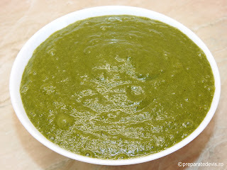 Sos pesto verde de post reteta cu leurda miez de nuca ulei de masline otet de mere si sare de mare retete sosuri si dressinguri bio fresh vegane vegetariene,