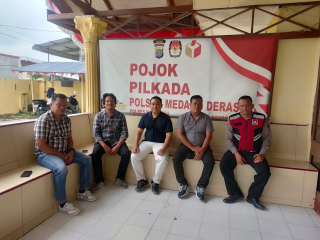 Jaga Kondusivitas Kamtibmas, Polsek Medang Deras Gelar Pojok Pilkada