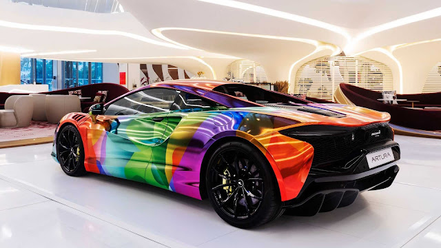 This Colorful McLaren Puts Art In The Artura Hybrid Supercar