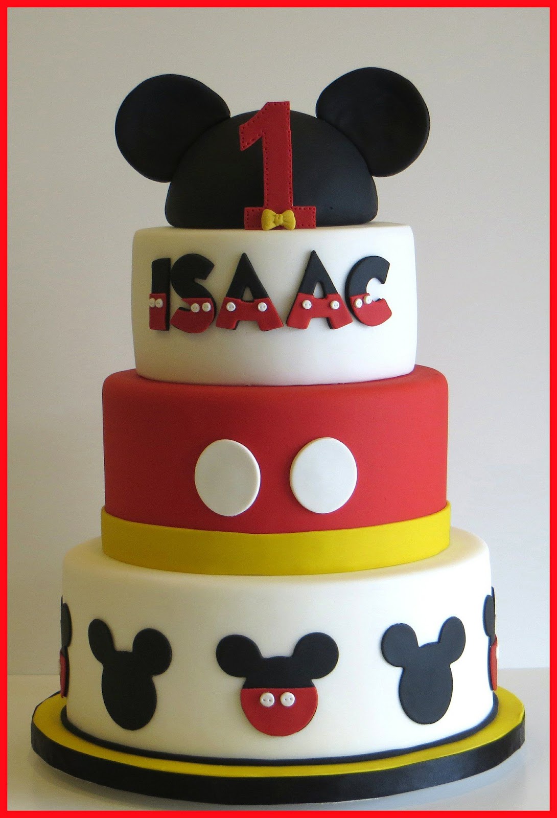 mickey mouse birthday cake