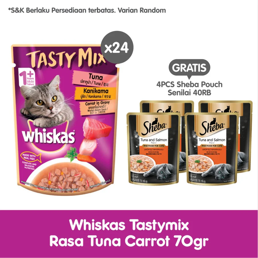 Manfaat dan Kelebihan Makanan Kucing Whiskas