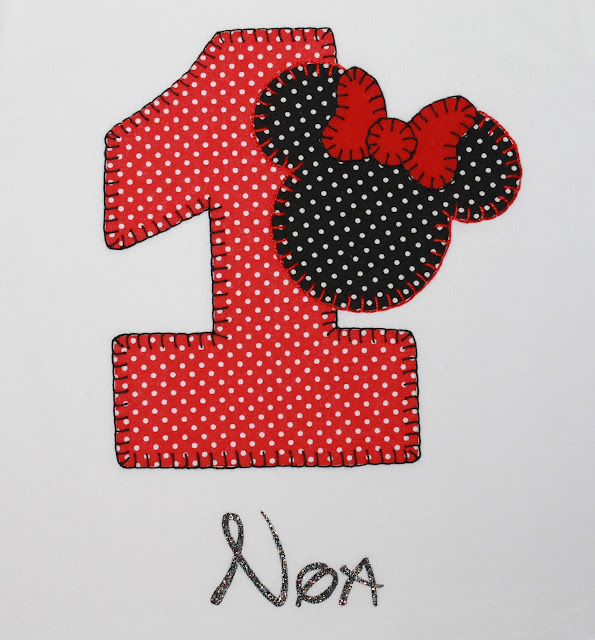 camiseta primer cumpleaños minnie mickey