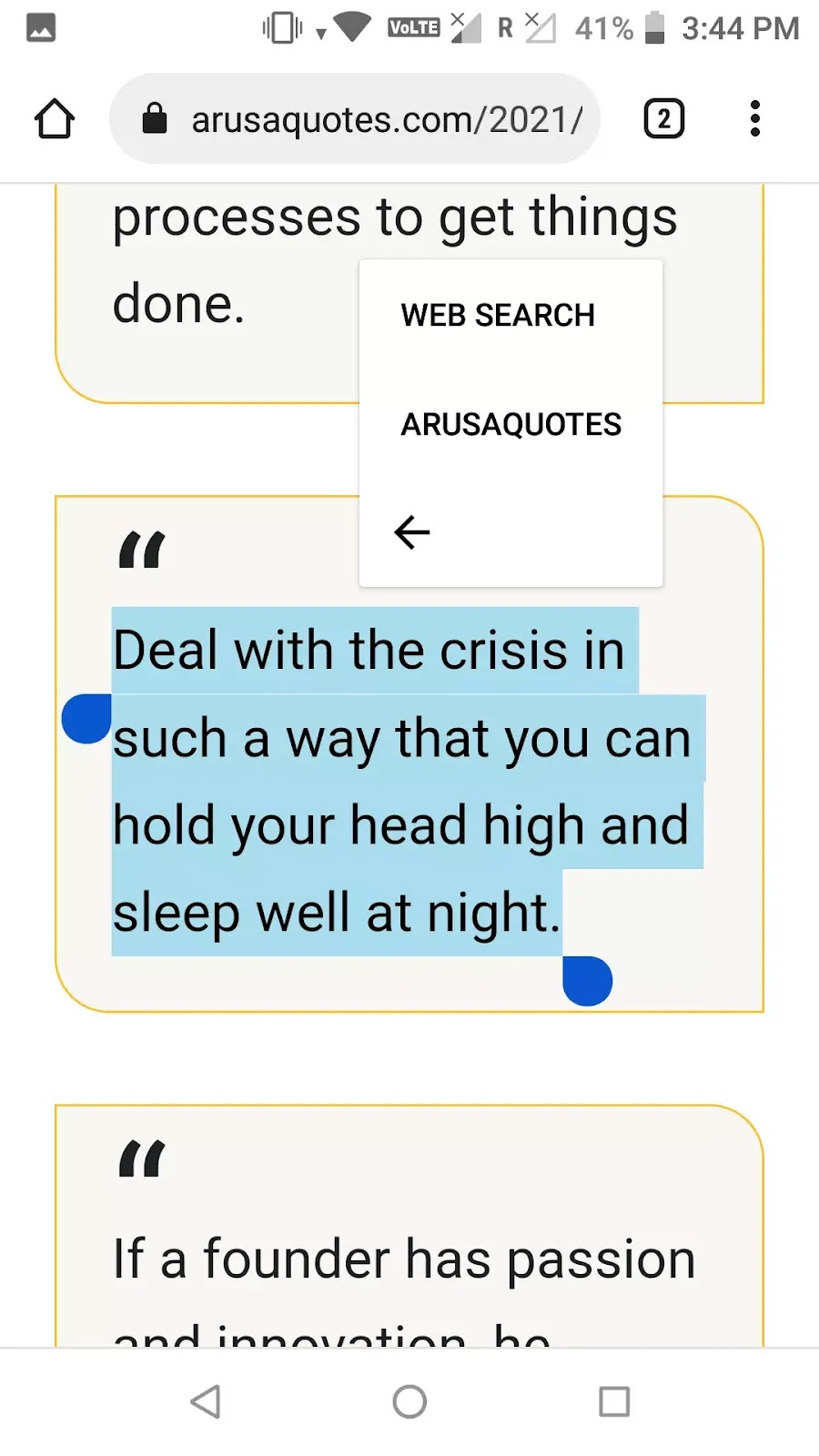 Quotes clipper app