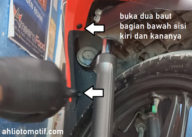 Cara mengganti lampu bohlam bagian depan dengan LED pada honda beat