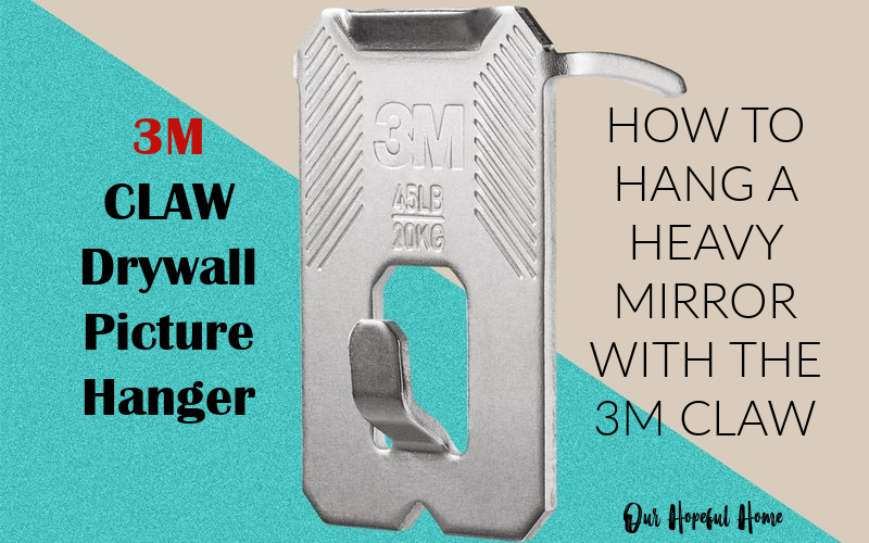 How To Install The 3M CLAW™ Drywall Picture Hanger for Heavyweight