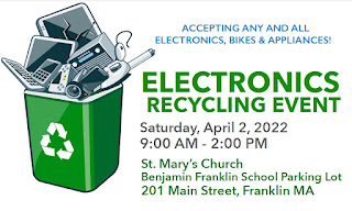 Electronics Recycling Event - April 1, 2022