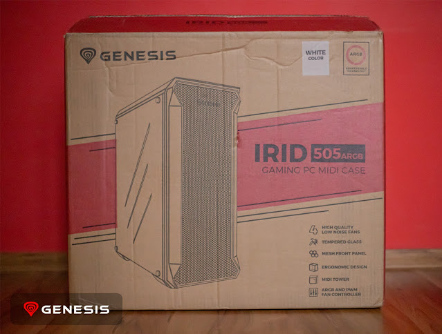 Genesis Irid 505 ARGB White Pudełko