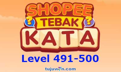 tebak kata shopee level 491-500