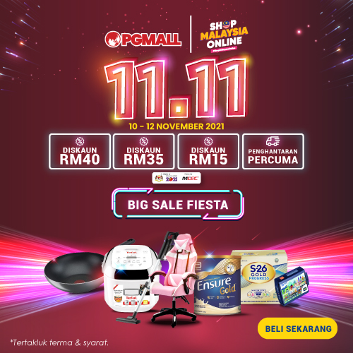 PG Mall Online Shopping 11.11 Big Sale Fiesta Malaysia Blog Blogger