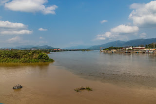 Taken from Thailand, Myanmar on the left and Laos on the right