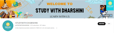 STUDYWITH DHARSHINI YouTube