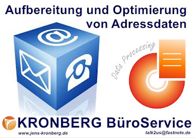 Aufbereitung und Optimierung von Adressdaten Büroservice