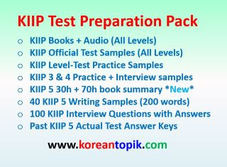 Complete KIIP Preparation Pack