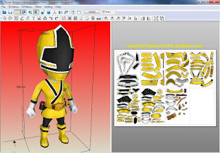 Power Rangers Samurai Yellow Chibi