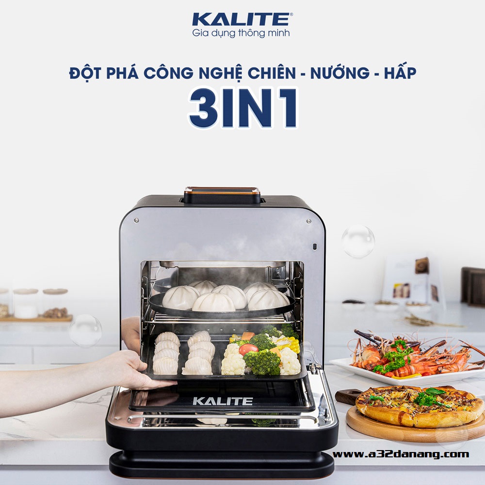 Nồi Chiên Hơi Nước Kalite Steam Pro 3 trong 1