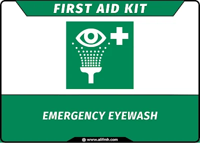 First Aid Kit - Emergency Eyewash