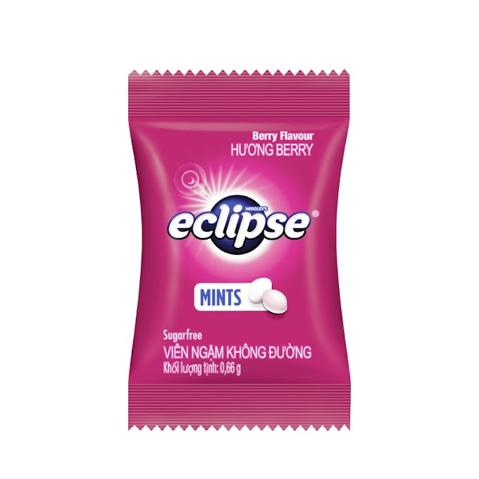 Mall Shop [ mars_petcare ] [Quà tặng không bán] 10 viên kẹo ngậm không đường Eclipse Mints Intense/ Berry