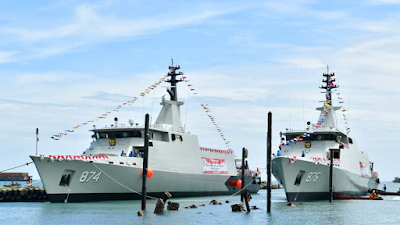 Rizal Ramli  Bersyukur: TNI-AL Memiliki dua Kapal Perang baru dengan Spesifikasi KRI Dorang-874 dan Bawal-875 TNI AL 