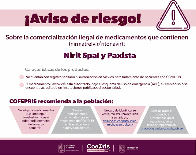  Alerta SSM por venta ilegal de medicamentos para tratar COVID-19 
