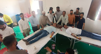 श्रीराम शाखा के वार्षिकोत्सव पर रक्तदान शिविर आयोजित।