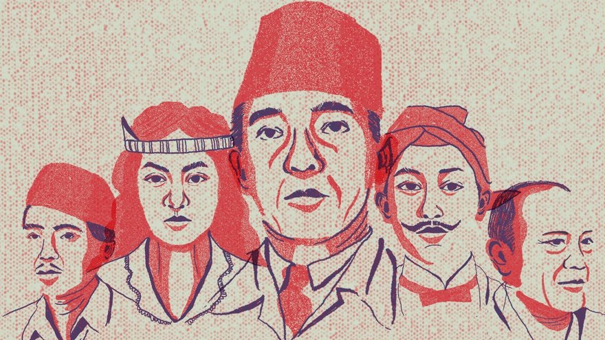 Ilustrasi Hari Pahlawan Nasional