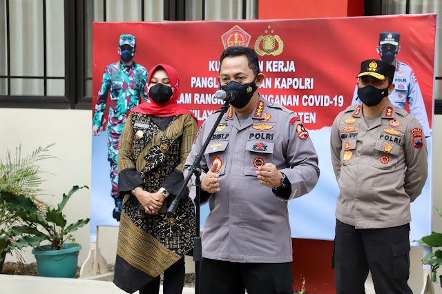 Kunjungi Klaten, Panglima TNI dan Kapolri Minta Tracing dan Testing Dilakukan Secara Masif