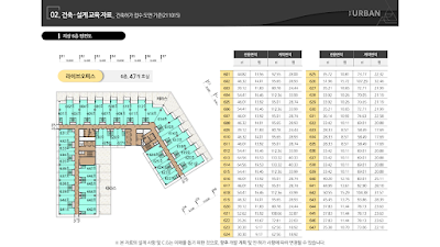 영통 아이파크 디어반 지식산업센터 라이브 오피스 도면